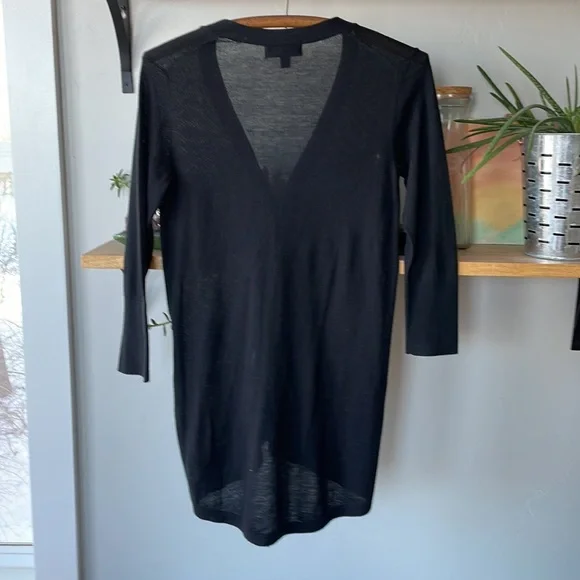 Mossimo Lightweight Black Cardigan Sz XS - Picture 2 of 4